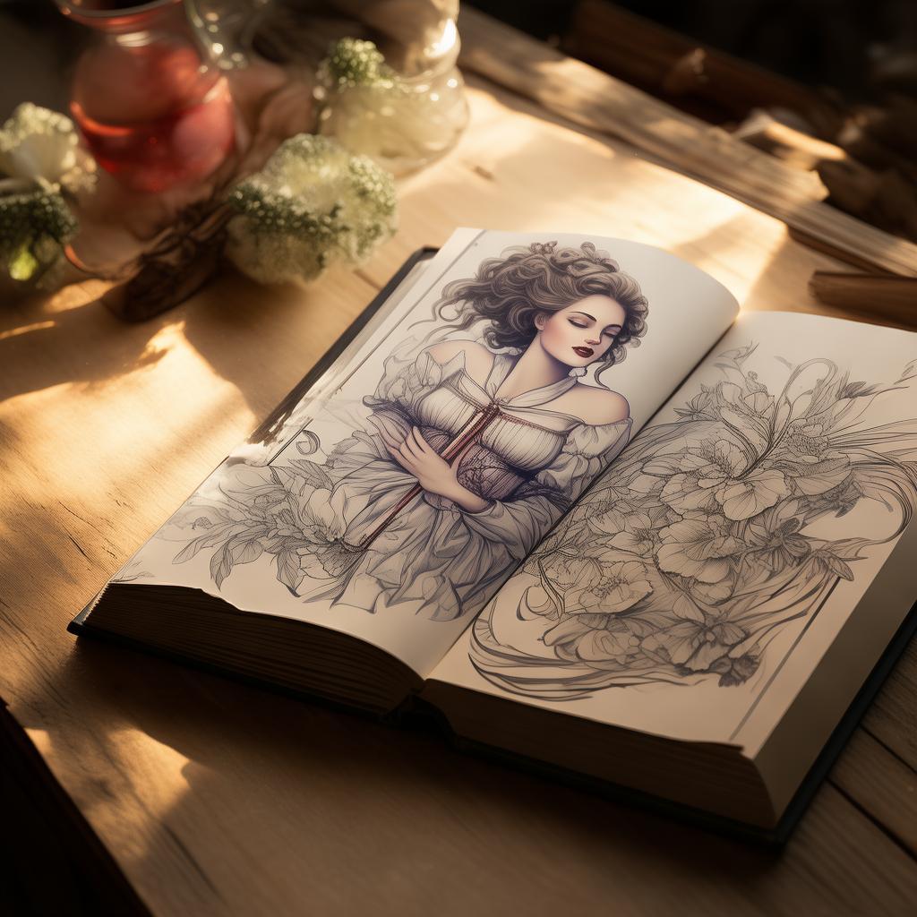 catalog cover created by AI