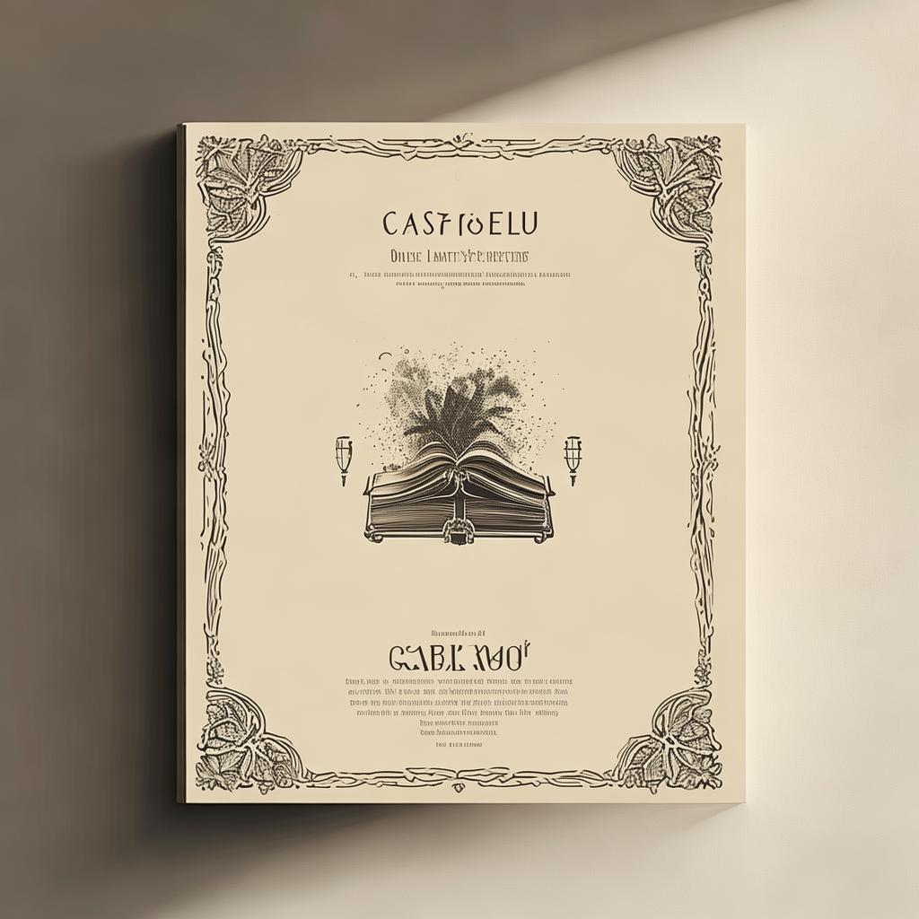 catalog cover created by AI