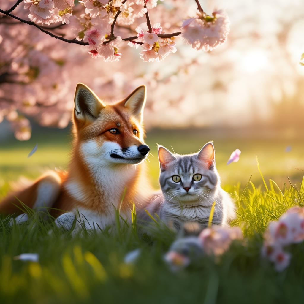 combine dog and cat created by AI