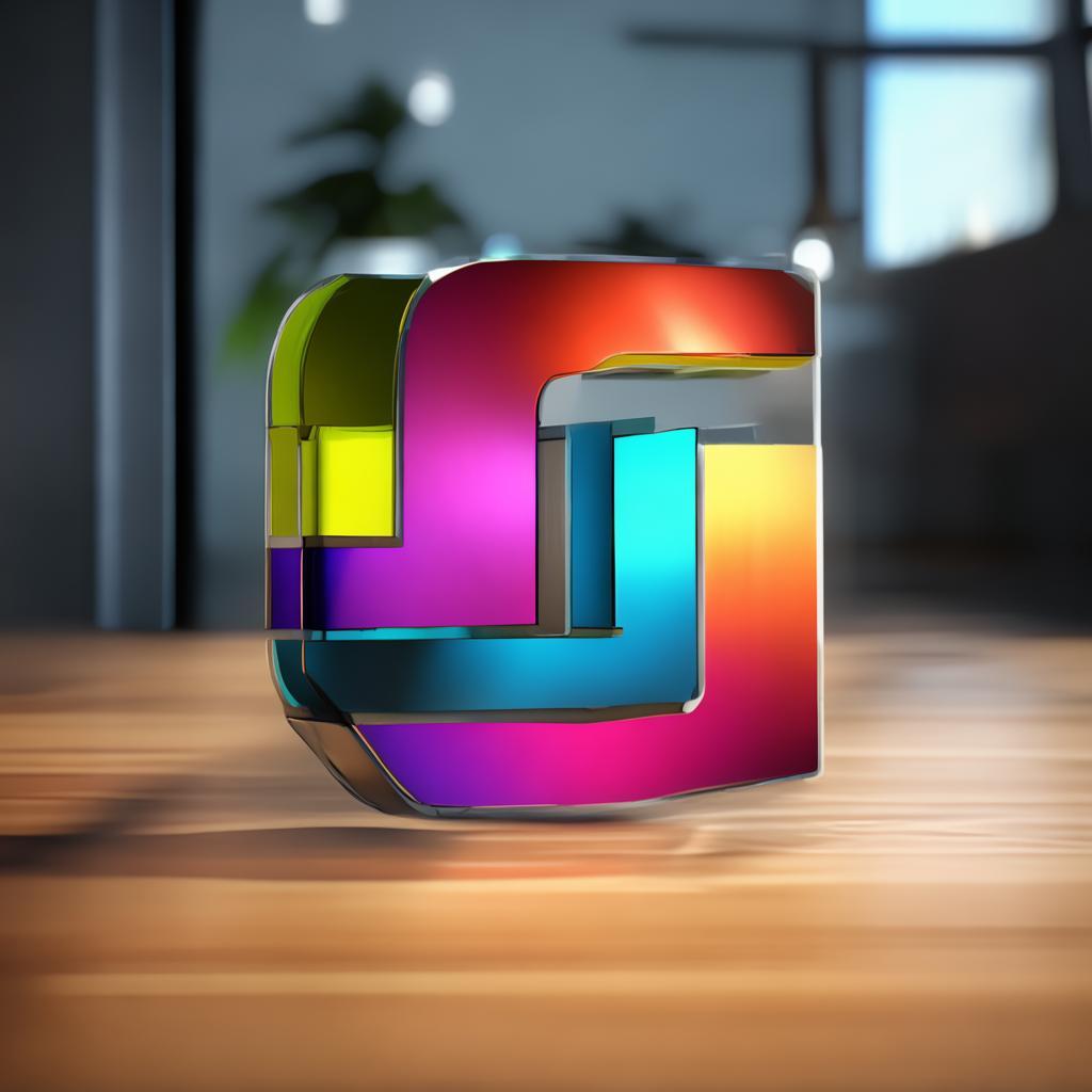 Crie um logo moderno e tecnológico com o texto "Larys Tecnologia LTDA", destacando um design limpo e minimalista, sem fundo, utilizando cores vibrantes e linhas retas para transmitir inovação e profissionalismo. created by AI