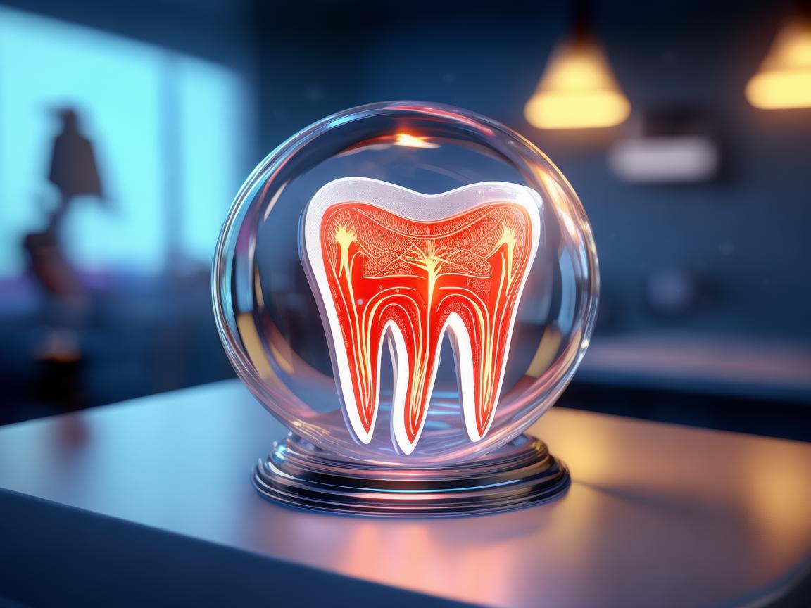 Show the root canals of the tooth. created by AI