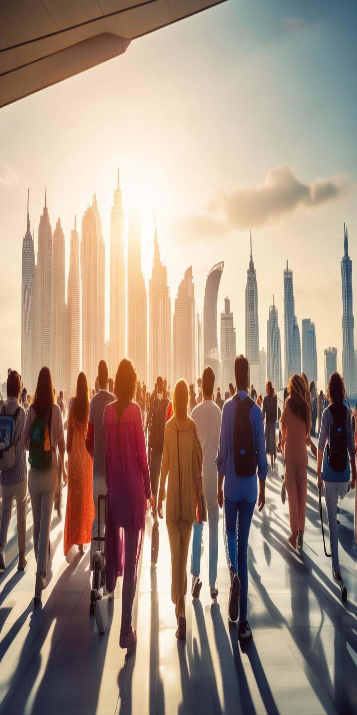Experience Dubai with Flydubai: 3-Night Group Adventure, 08 May - 20 Jul, from Faisalabad, Sialkot, & Multan. Single PKR 240,000, Double PKR 201,999, Triple PKR 200,000. Includes flight, visa, 5-star hotel, transfers. Call +92 321 8201858/24 for more. Fly Dubai logo prominently displayed. created by AI