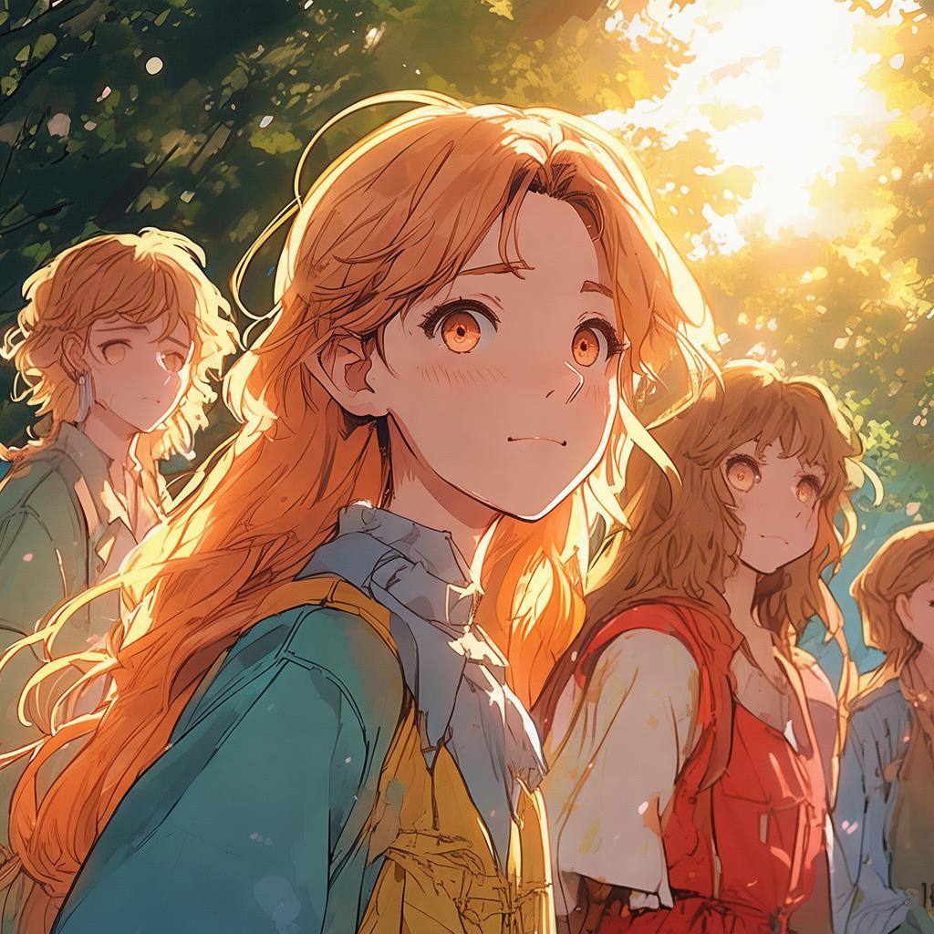 jeunesse dans le style de Ghibli created by AI