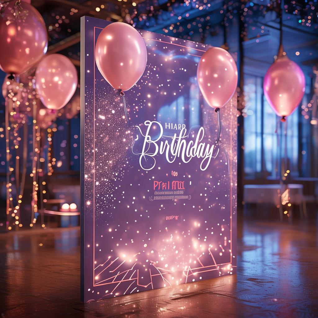 creer une design flyer pour mon anniversaire
 created by AI