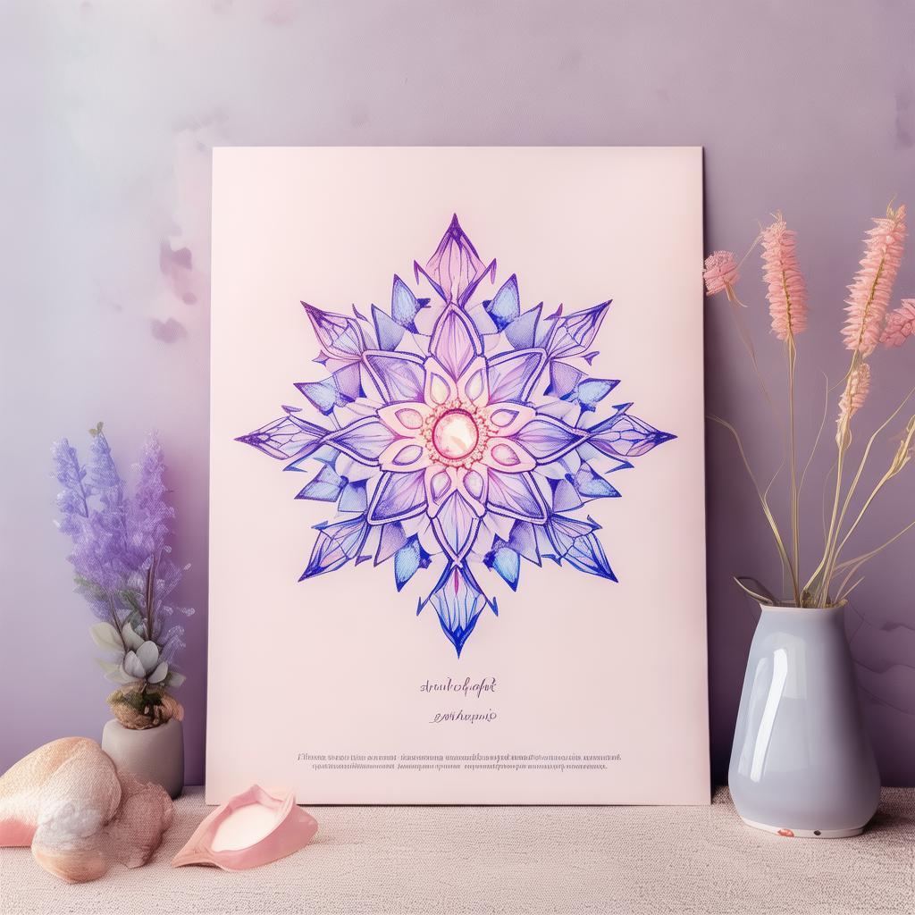 design an ad for a crysttals shop, it should contain this, "The Throat chakra, or Vishudhi is the fifth chakra and is located in the throat area. It's associated with communication, self-expression, speaking your truth, and creativity." it should be on a lightt coloued background with the text being the highlight created by AI