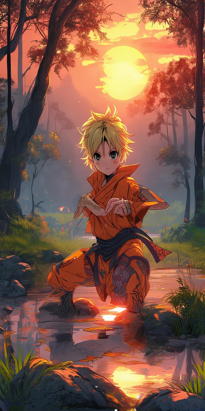 Create Naruto created by AI