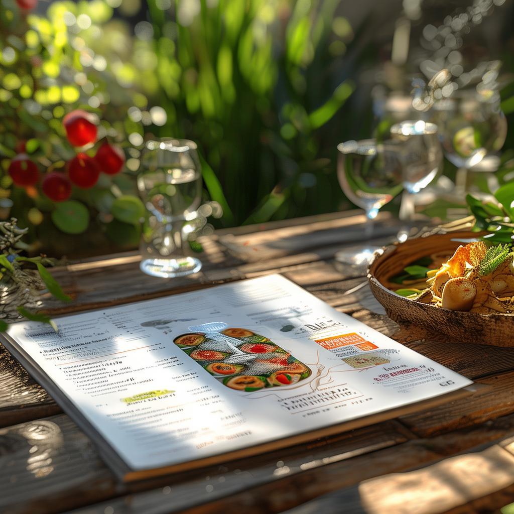 i want to create a menu for my takeaway restaurant created by AI