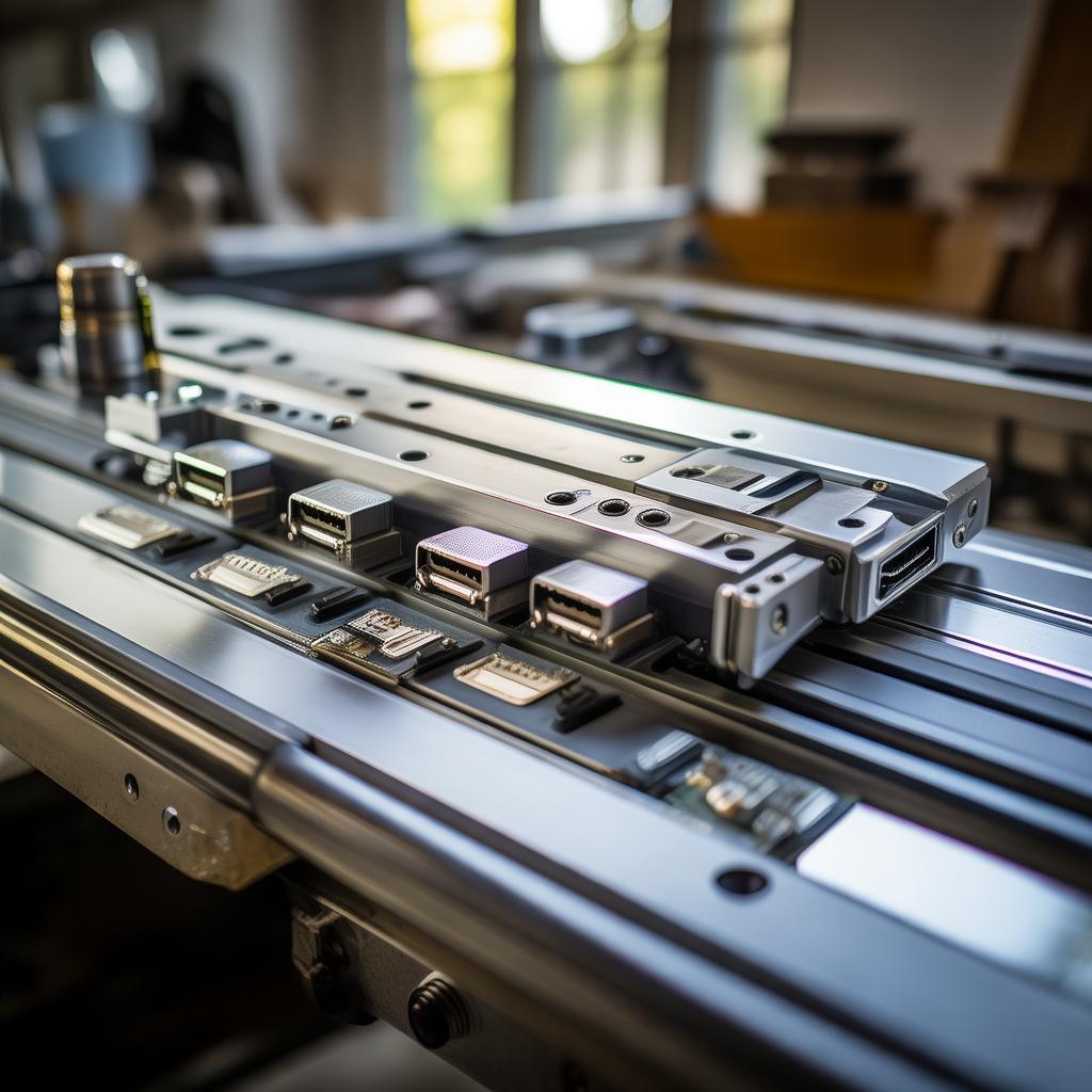 • Use two motorized linear slides (one for each side) with precise stepper motors and integrated lead screws, each slide holding four HDMI male connectors aligned to the PCB.
• Each slider will be guided by rails and alignment keys to ensure all connectors engage and disengage smoothly, with attention to required 25 mm spacing and correct orientation.
• Low insertion forces per connector are managed by the slider’s controlled movement, while guide pins and keying features prevent any misalignment or strain on the PCB.
• Self-locking engagement latches or magnetic snaps can secure the connectors during operation.
• Recommended components include ready-to-use electric actuators with built-in stepper motors and position feedback, with options offering ±0.02 mm repeatability and 50 mm stroke lengths—well suited for HDMI connector duty.
created by AI