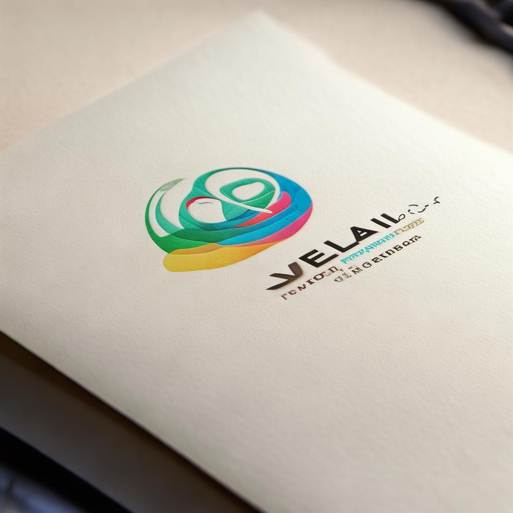 make a logo for airline called Vela Air. up market, european airline that is branded on sophisticated but simple luxury. the logo should use greens, blues, a red and a yellow - sort of pastel but still vibrant. the logo should be premium and flow nicely. it should be on a slightly beige/off white background. the words Vela Air should be in there somewhere.
created by AI