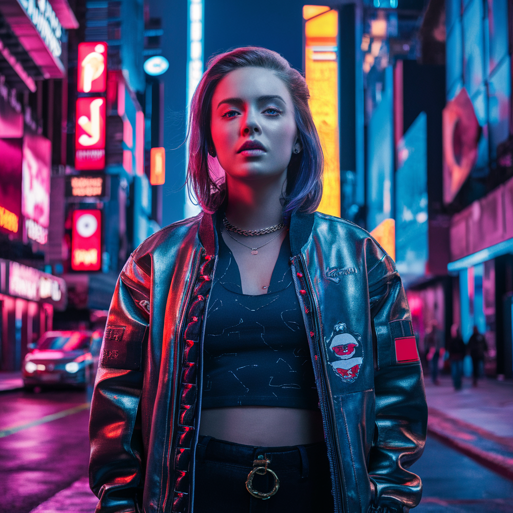 Design a music video shot list with a cyberpunk theme for the song "Love and Fire." created by AI