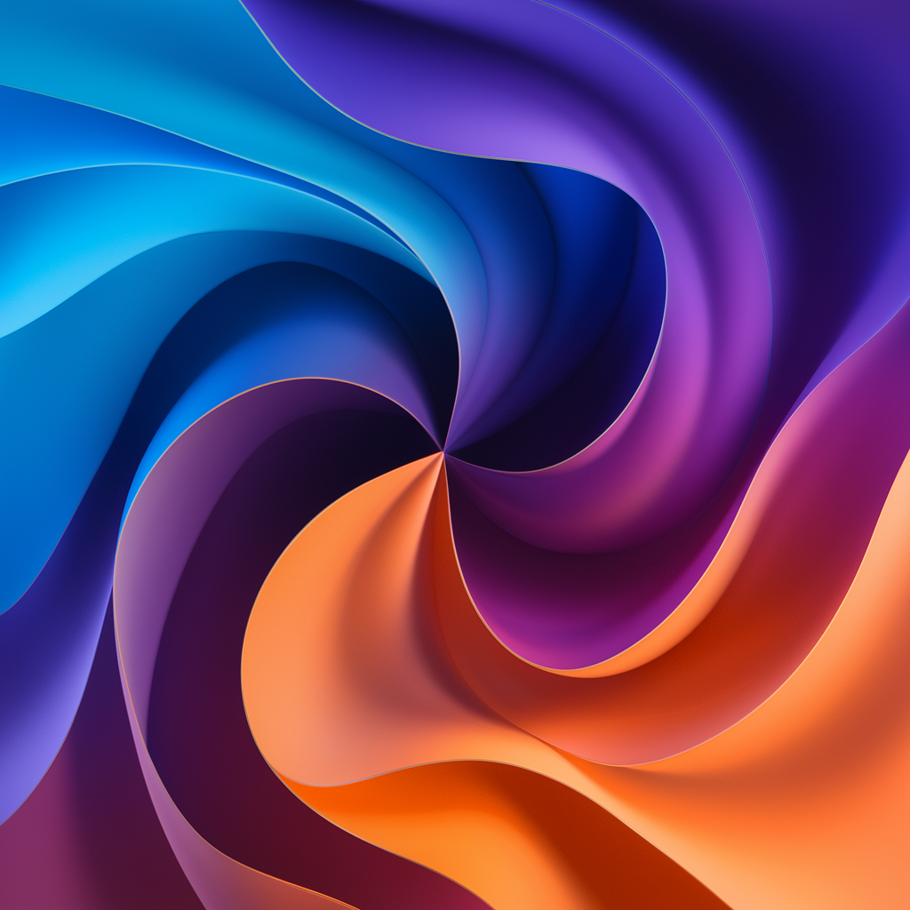 生成流体渐变背景图 created by AI